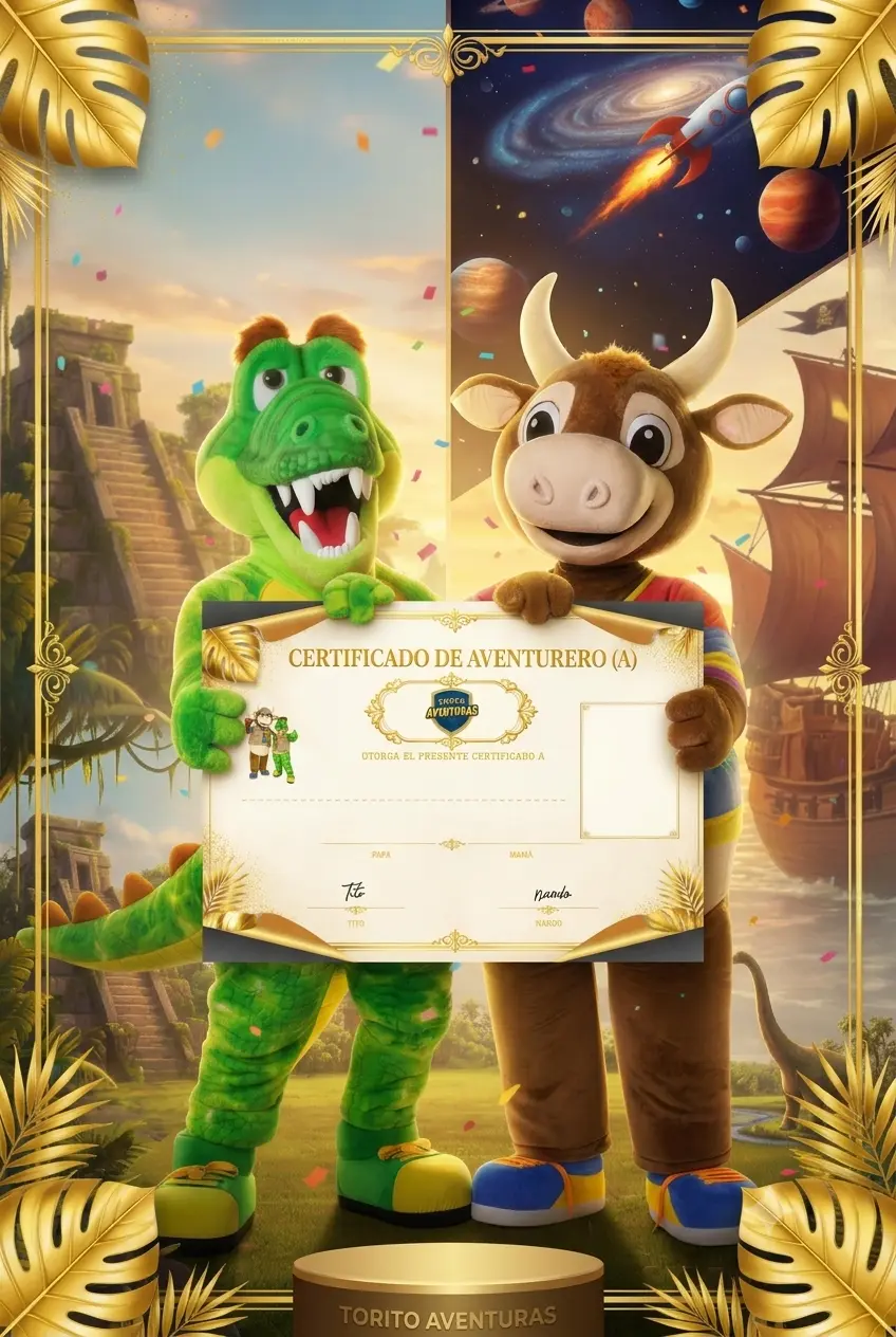 Portada de Certificado de Aventurero
